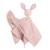 Doudou lapin en coton bio lil planet Rose pastel+Vert givré 1 - vertbaudet enfant 