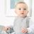 Lot de 3 bavoirs ajustables en coton bio lil planet Bleu clair et gris argenté+Rose pastel et gris argenté+Vert givré et gris argenté 9 - vertbaudet enfant 