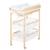 Table à langer avec baignoire 2en1 + matelas à langer imperméable Bois naturel / blanc 1 - vertbaudet enfant 