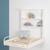 Table à langer murale pliante + matelas à langer déperlant Blanc / rayé multicolore 2 - vertbaudet enfant 