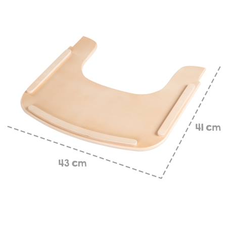 Tablette de chaise haute - plateau repas avec rebord sit up flex Beige délavé+Blanc+Bois naturel+Gris taupe+Noir 16 - vertbaudet enfant 