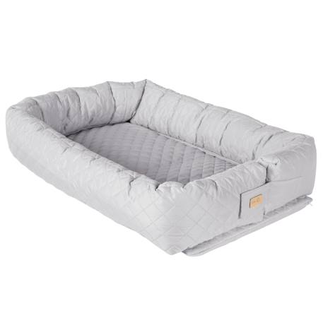 Réducteur de lit 3 en 1 tissu déperlant roba style Gris argenté+Rose pastel+Vert givré 1 - vertbaudet enfant 