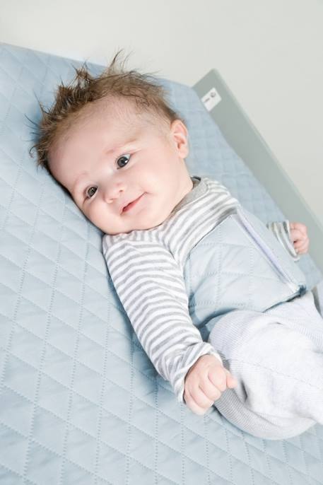 Matelas à langer avec ceinture de maintien roba style Bleu clair 2 - vertbaudet enfant 