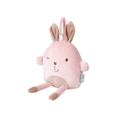 Peluche à suspendre pour arche d'éveil ou poussette Rose pastel / lapin 1 - vertbaudet enfant 