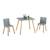 Set table et 2 chaises enfant avec pieds en bois massif Blanc+Blanc et naturel+Gris et naturel 14 - vertbaudet enfant 