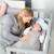 Tour de lit bébé déhoussable en coton bio lil planet Bleu clair/ bleu ciel+Gris argenté+Rose pastel+Vert givré 4 - vertbaudet enfant 