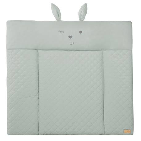 Matelas à langer déperlant à tête de lapin roba style Rose pastel+Vert givré 6 - vertbaudet enfant 