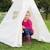 Tente de jeu indienne tipi + sac de transport Blanc cassé / beige 4 - vertbaudet enfant 