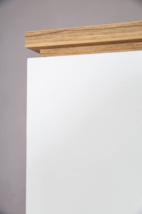 Chambre bébé évolutive complète - style scandinave avec soft-close finn Blanc / chêne doré 5 - vertbaudet enfant 