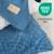 Gigoteuse sans manches en coton bio à pois en relief seashells Bleu indigo+Écru 5 - vertbaudet enfant 