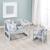 Set table convertible en banc et 1 chaise évolutive Anthracite+Beige+Blanc+Gris 24 - vertbaudet enfant 