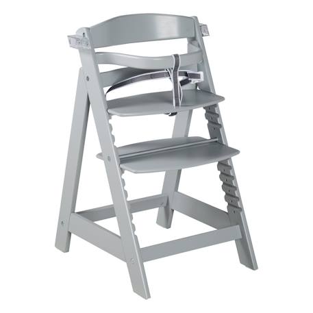 Chaise haute évolutive avec plateau repas amovible sit up click & fun Blanc+Gris taupe+Naturel 7 - vertbaudet enfant 