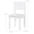 Chaise en bois massif style rustique pour enfants de 2 à 10 ans Blanc 6 - vertbaudet enfant 