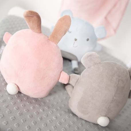Peluche et coussin réconfortant pour bébé lil cuties Gris argenté / ourson 2 - vertbaudet enfant 