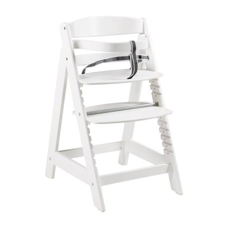 Chaise haute évolutive ingénieuse sit up click Blanc+Bois naturel+Gris taupe 1 - vertbaudet enfant 