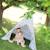 Tente de jeu indienne tipi + sac de transport little stars Gris étoilé 6 - vertbaudet enfant 
