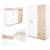 Chambre bébé évolutive complète avec soft-close lion Blanc / chêne artisan 1 - vertbaudet enfant 