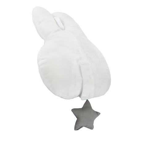 Peluche lapin avec mécanisme musical amovible miffy® Blanc et gris 3 - vertbaudet enfant 