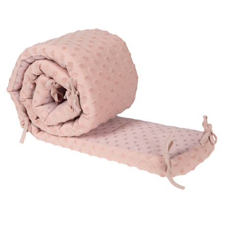 Tour de lit bébé déhoussable en coton bio lil planet Bleu clair/ bleu ciel+Gris argenté+Rose pastel+Vert givré 15 - vertbaudet enfant 