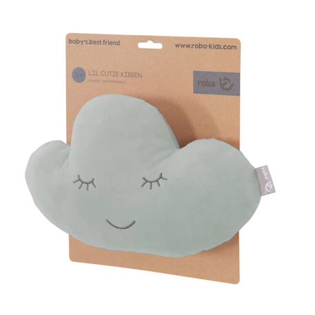 Coussin décoratif nuage pour chambre d'enfant roba style Bleu clair+Gris argenté+Rose pastel+Vert givré 22 - vertbaudet enfant 