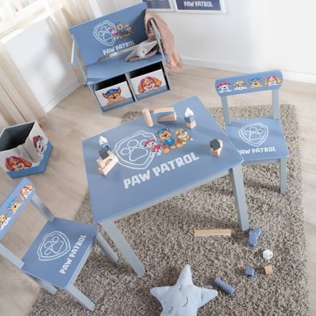 Set table et 2 chaises enfant Bleu gris - pat' patrouille 2 - vertbaudet enfant 