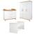 Chambre bébé évolutive complète - style scandinave avec soft-close finn Blanc / chêne doré 1 - vertbaudet enfant 