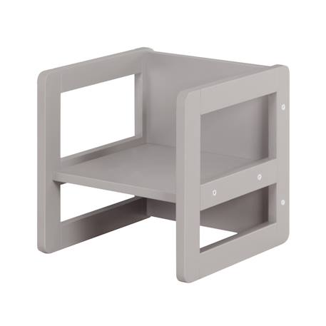 Set table convertible en banc et 1 chaise évolutive Anthracite+Beige+Blanc+Gris 23 - vertbaudet enfant 