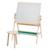 Tableau pivotant double face avec tabouret Vert / naturel 3 - vertbaudet enfant 