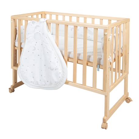 Berceau cododo 3en1 complet avec gigoteuse sternenzauber Blanc+Bois naturel 7 - vertbaudet enfant 
