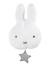 Peluche lapin avec mécanisme musical amovible miffy® Blanc et gris 1 - vertbaudet enfant 