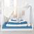 Parure de lit enfant en coton bio 2 pièces seashells Bleu indigo+Écru 5 - vertbaudet enfant 