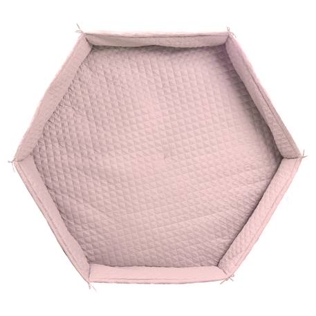 Tapis de parc bébé hexagonal roba style - rembourrage latéral sécurisé Bleu clair / ciel+Gris argenté+Rose / mauve+Vert givré 9 - vertbaudet enfant 