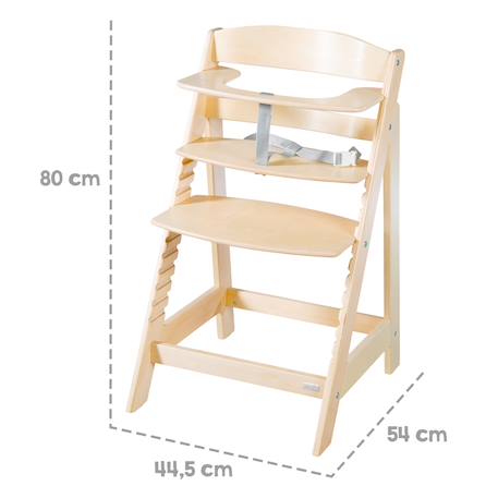 Chaise haute évolutive en bois sit up flex - utilisable jusqu'à la chaise d'adolescent Anthracite+Beige délavé+Blanc+Bois naturel+Cachemire / beige+Gris+Marron+Noir 23 - vertbaudet enfant 