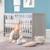 Lit bébé 2en1 cododo et lit indépendant universel Blanc+Gris taupe 8 - vertbaudet enfant 