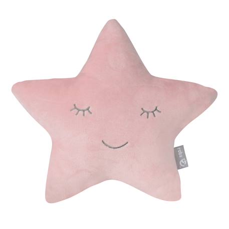 Coussin décoratif étoile pour chambre d'enfant roba style Bleu clair+Gris argenté+Rose pastel+Vert givré 13 - vertbaudet enfant 