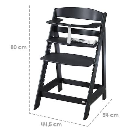 Chaise haute évolutive en bois sit up flex - utilisable jusqu'à la chaise d'adolescent Anthracite+Beige délavé+Blanc+Bois naturel+Cachemire / beige+Gris+Marron+Noir 47 - vertbaudet enfant 