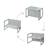 Set table convertible en banc et 2 chaises évolutives Blanc+Gris 12 - vertbaudet enfant 