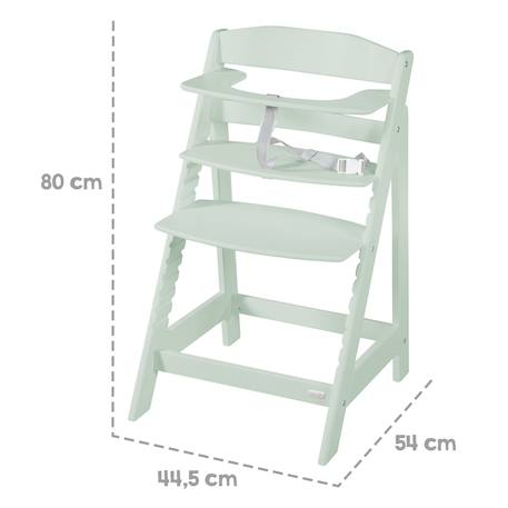 Chaise haute évolutive en bois sit up flex - utilisable jusqu'à la chaise d'adolescent Anthracite+Blanc+Bois naturel+Cachemire / beige+Gris+Marron+Noir+Vert menthe 47 - vertbaudet enfant 
