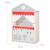 Théâtre de marionnettes avec cadre en bois massif Gris, blanc et rouge 3 - vertbaudet enfant 