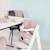 Coussins matelassés et déperlants pour chaises hautes sit up Bleu clair / bleu ciel+Gris argenté+Rose pastel+Vert givré 14 - vertbaudet enfant 
