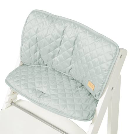 Coussins matelassés et déperlants pour chaises hautes sit up Bleu clair / bleu ciel+Gris argenté+Rose pastel+Vert givré 20 - vertbaudet enfant 