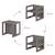 Set table convertible en banc et 1 chaise évolutive Anthracite+Beige+Blanc+Gris 3 - vertbaudet enfant 