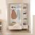 Armoire bébé 3 portes et 2 tiroirs à fermeture douce jil Cashmere / décor châtaignier 2 - vertbaudet enfant 