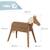Cheval de jardin pour enfant en bois massif Gris+Teck 10 - vertbaudet enfant 