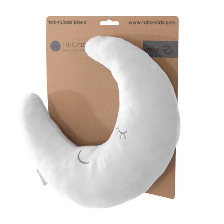 Coussin décoratif demi-lune pour chambre d'enfant roba style Bleu clair+Gris argenté+Rose pastel+Vert givré 9 - vertbaudet enfant 