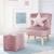 Ensemble fauteuil + pouf + coussin décoratif étoile lil sofa Bleu clair+Gris argenté+Rose pastel 14 - vertbaudet enfant 