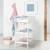 Table à langer avec baignoire 2en1 + matelas à langer déperlant Blanc / gris argenté 2 - vertbaudet enfant 