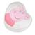 Tabouret pouf en velours imprimé et bois peppa pig Beige / cœur+Beige / cube 3 - vertbaudet enfant 