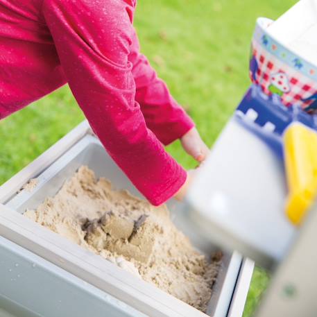 Cuisine extérieure pour enfants en bois massif Gris+Teck 6 - vertbaudet enfant 