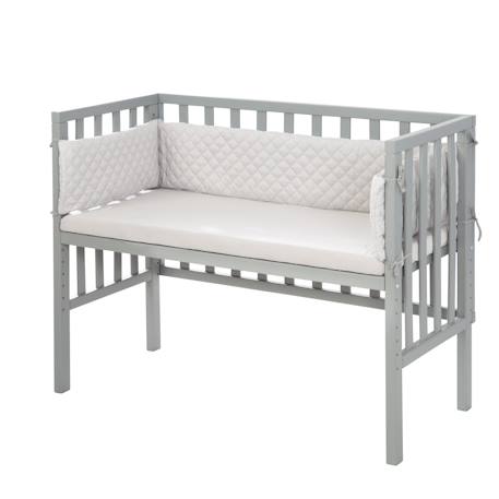 Berceau cododo 2en1 avec matelas et accessoires roba style Blanc / gris+Gris taupe / gris 7 - vertbaudet enfant 